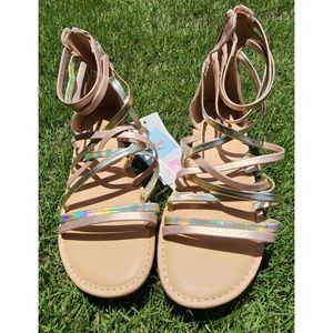 Strappy Gladiator Style Sandals, Size 4, Cat & Jack, Kids Sandals, Kids Shoes